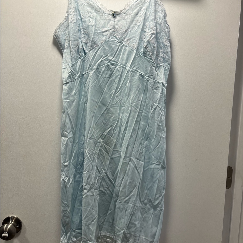 Light Blue Lace Nightgown